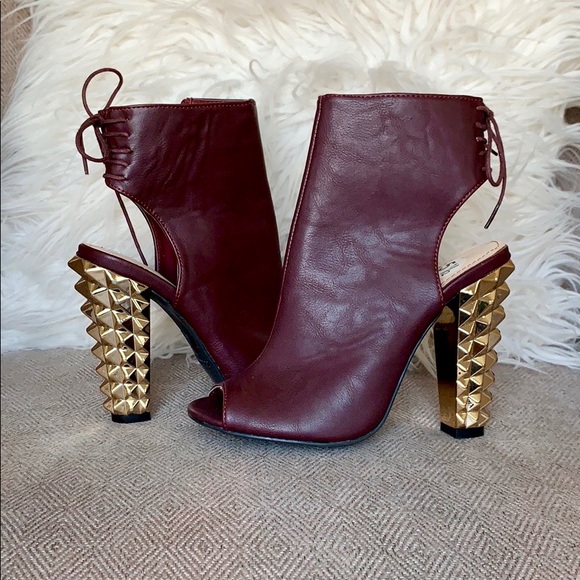 Bamboo “Radical” Open-Toe Booties - Picture 2 of 8